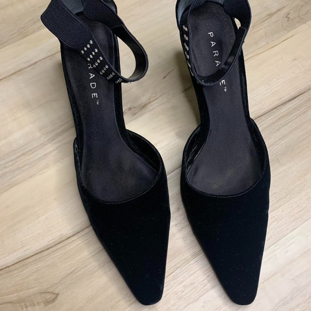 Parade Suede Kitten Heels